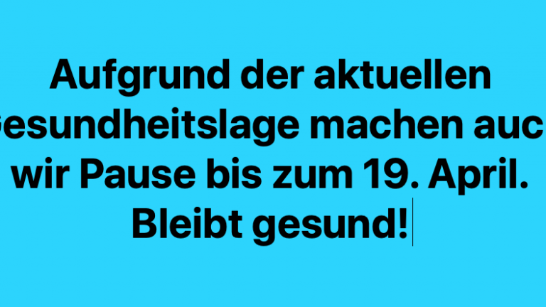 Wichtige Infos zum Reitschulbetrieb – Pause bis Ende der Osterferien