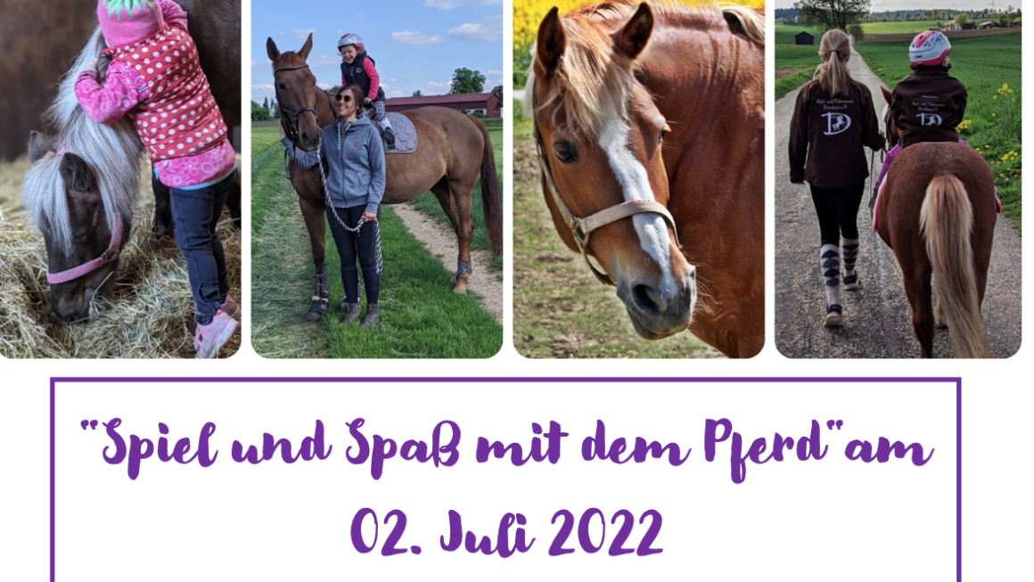 Spiel und Spaß mit dem Pferd am 02. Juli  – AUSGEBUCHT