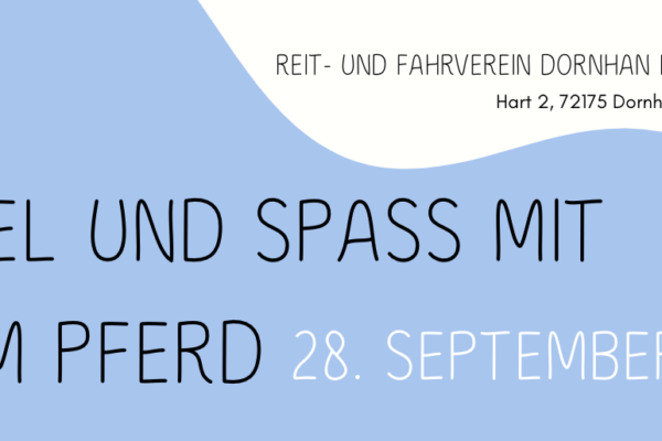 Spiel und Spaß am 28. September