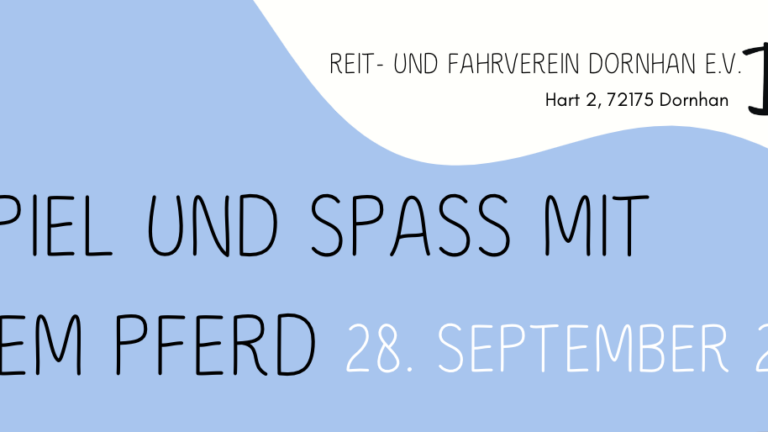 Spiel und Spaß am 28. September