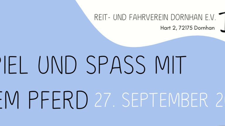 Spiel und Spaß am 27. September