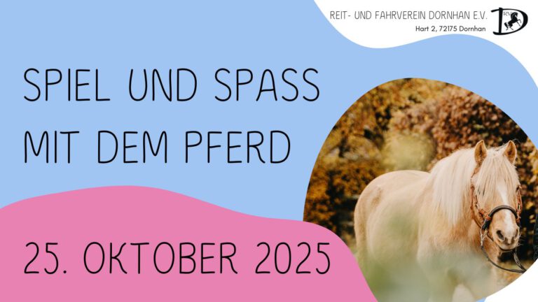 Spiel und Spaß am 25. Oktober